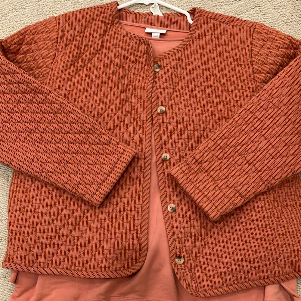 Kate Quinn organic cotton quilted jacket